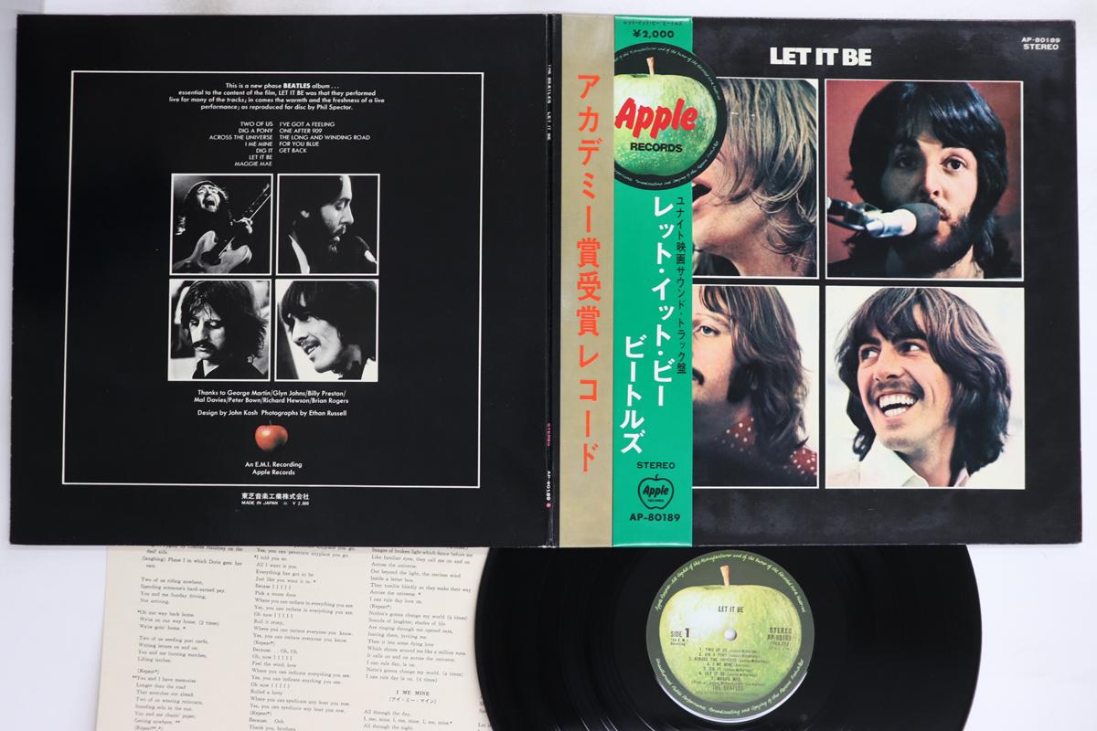 

LP Record BEATLES - Let It Be (- Toshiba Onkou) AP80189 APPLE 1971 Japan Obi Rock Used