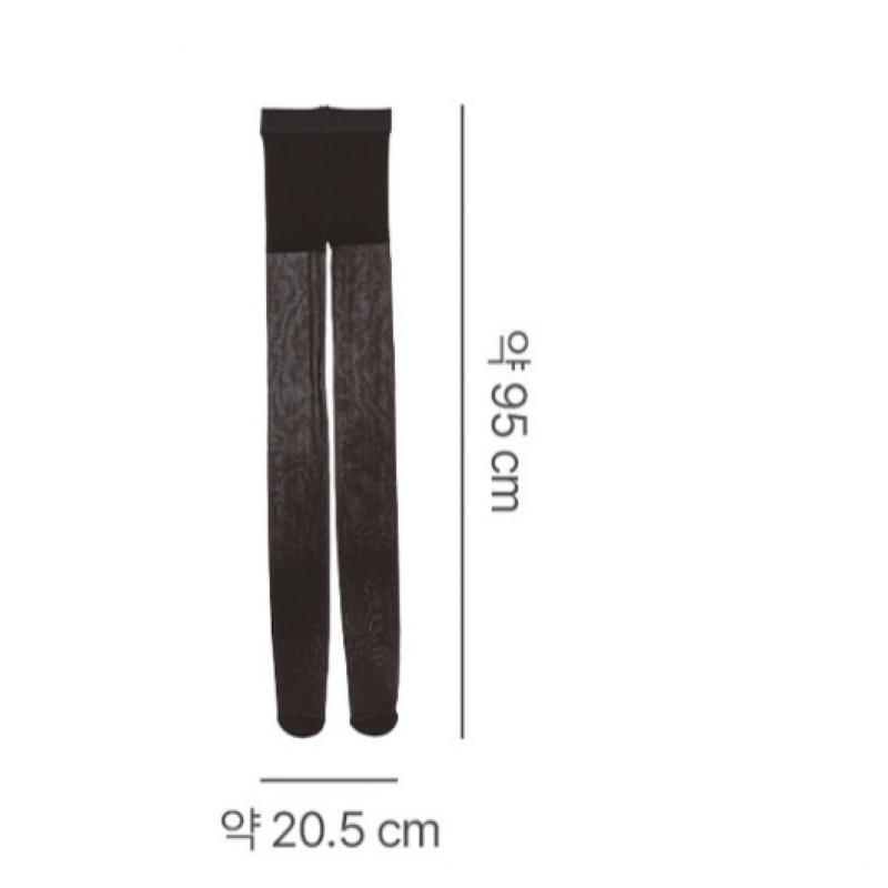 Daiso Comfortable Tight Fitting Tights Black 20d