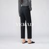 Yalida Women's High-Waist Straight-Leg Cropped Pants