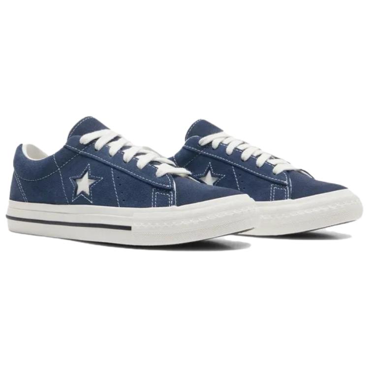 Converse ONE STAR 95 Classic Comfortable Retro Thin Sole Non-slip Durable Low-top Skate Shoes Unisex Blue