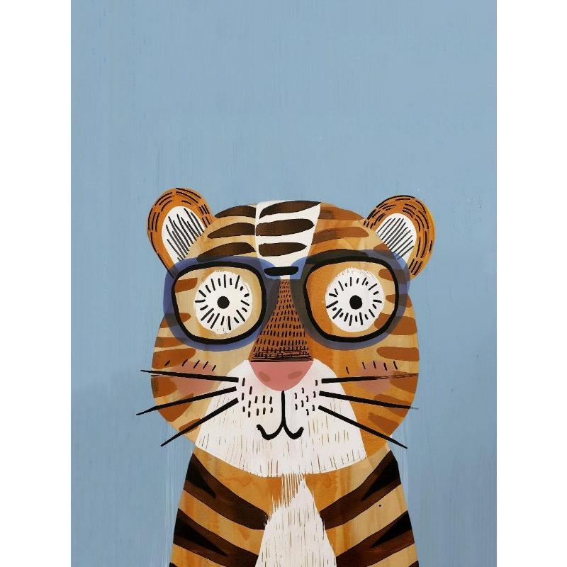 Funny Cute Cartoon Animals Minimalist Nordic Posters Prints Canvas Painting Wall Art Picture Living Room Kindergarten Home Decor