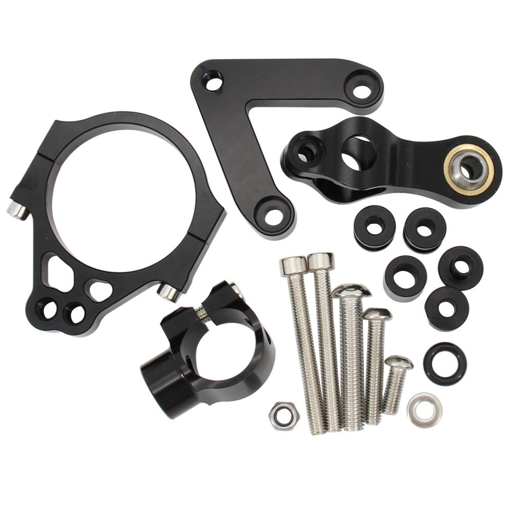 For Ducati SUPERBIKE 848 2008-2012 1098 2007-2009 1198 2009-2011 CNC Steering Damper Stabilizer Bracket Set Saftety Accessories