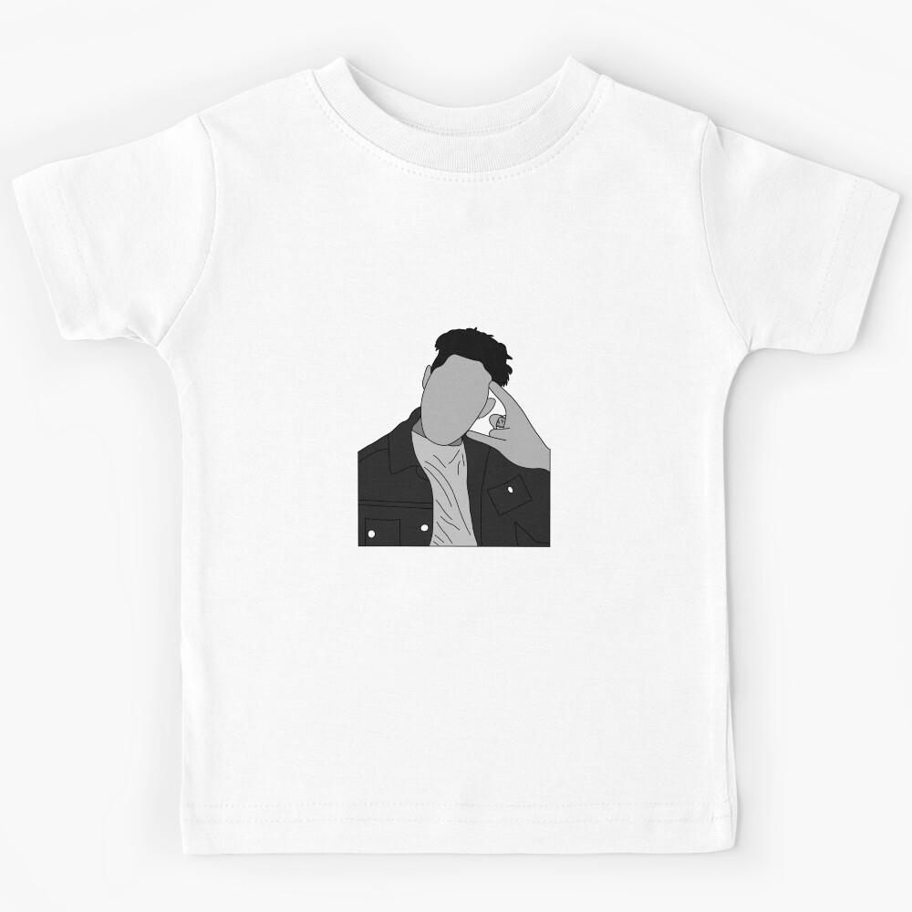 Niall Horan Black And White - Niall Horan Kids T-Shirt 120