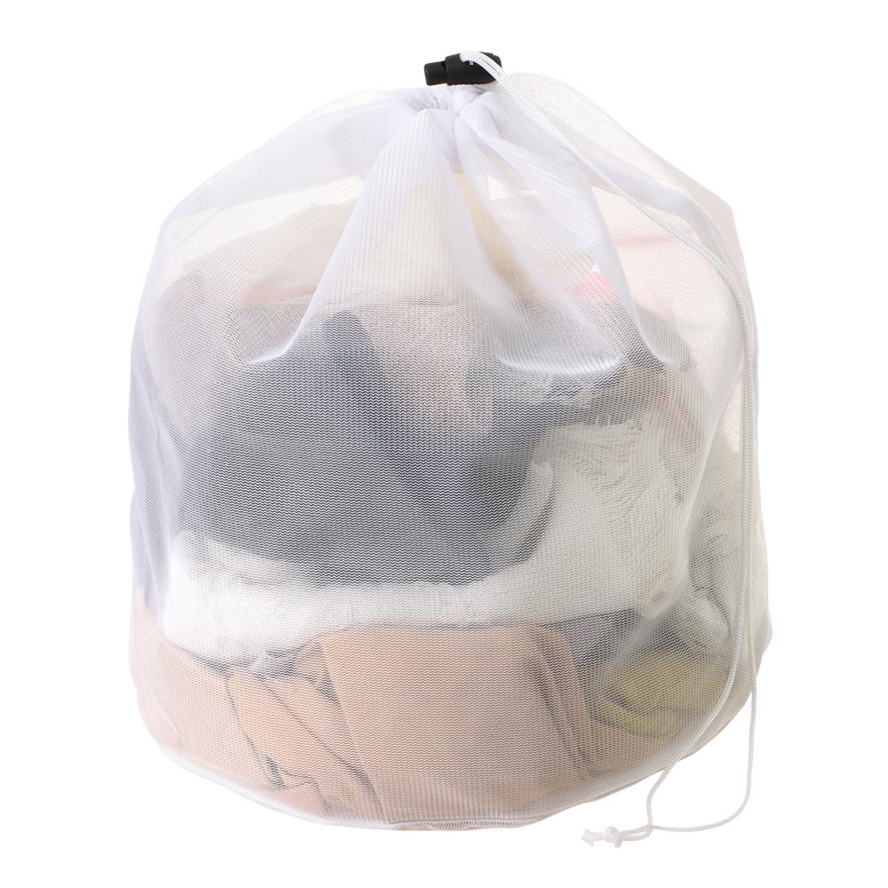 Міцний нейлоновий мішок для прання на шнурках 4 розмірів Сумка для зберігання білизни