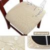 Real Waterproof Chair Seat Covers Stretch Jacquard Seat Covers Seat Case Removable Chair Covers For Home Hotel Living Room
