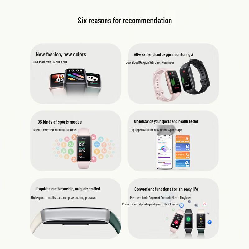Honor Band 7 NFC Smart Fitness Tracker (CN version)