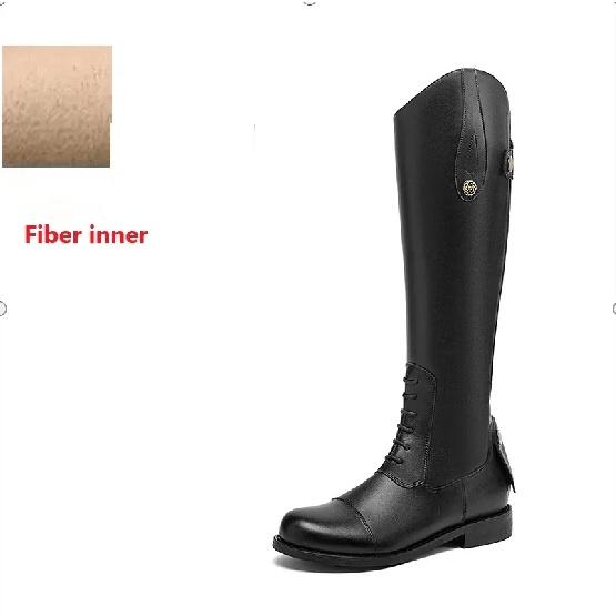 2025 Equestrian Boots Leather Equestrian Supplies Long Boots Riding Equipment Non-Slip Ultra Footwear Resistant Horse Rider Shoe
