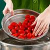 22.5/25.5Cm Stainless Steel Food Steamer Basket Pressure Cooker Steamer Basket With Handle Steaming Grid Drainer Cooking Utensil