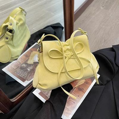 Saddle Leather Shoulder Crossbody Bag for Women Casual Tote Bags and Purses New Fashion Claws Lady Messenger Bag