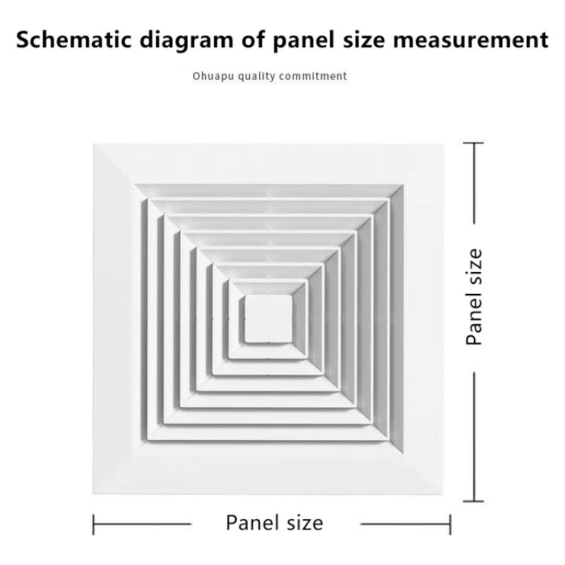 Gypsum board integrated ceiling ventilation fan, silent and noise reducing, kitchen and bathroom ceiling suction exhaust fan
