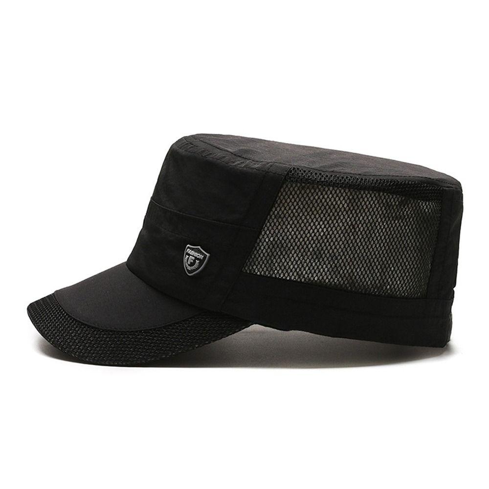Fashion Summer Fishing Hat Cotton Anti-UV Baseball Cap Casual Mesh Breathable Peaked Cap Men Women