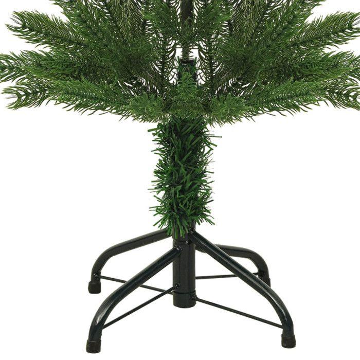 VidaXL Sapin de Noël artificiel mince avec support 150 cm PE 344644