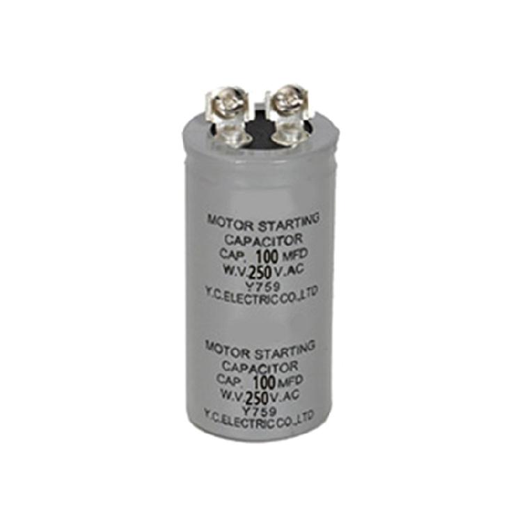 CD60 125V/250V 50UF-1200UF Motor Start Capacitor for Air Conditioning Units and Fans High Temperature Resistance