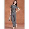 Women's Fashion Striped Commuter Set