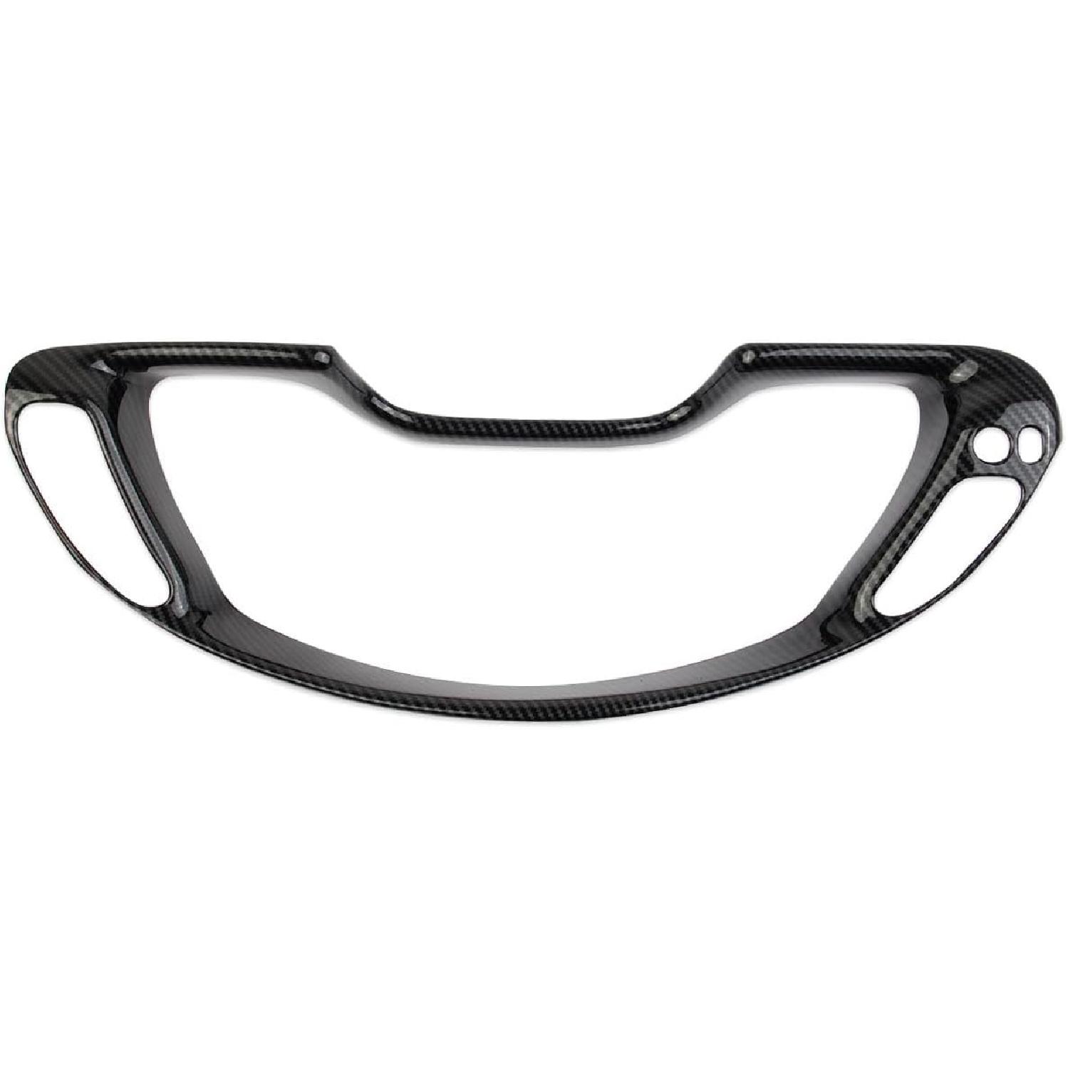 Carbon Fiber Style Center Consoles Dashboard Frame Trim Cover Accessories for 1997-2004 Chevy Corvette C5