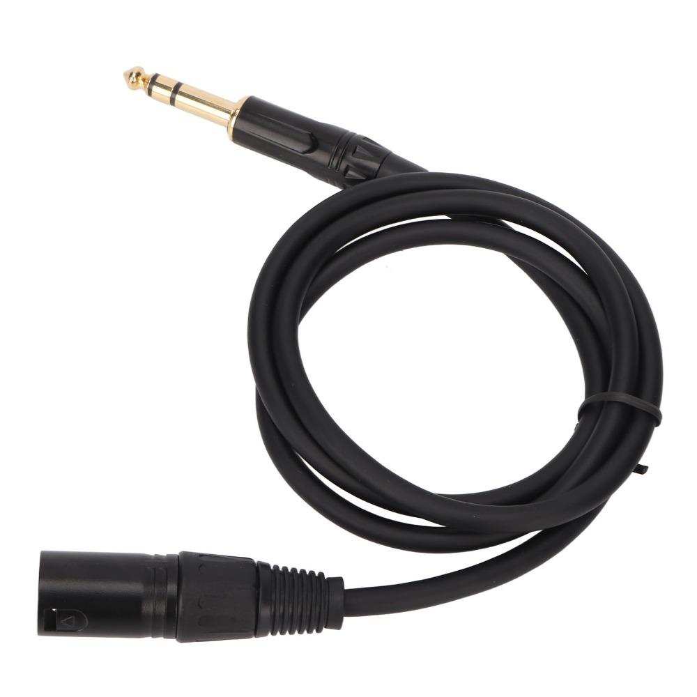 3 Pin 6.35mm To XLR Cable Plug and Play Stereo 1/4 Inch To XLR Balanced Cord  Audio Interfaces