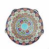 Jingling Tambourine Traditional Artistic Print Headed Educational Toy Dance Accessory for