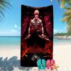 Customizable personalized beach towels Jujutsu Kaisen Sukuna and Tiger Staff themed designs.Suitable for the beach, yoga, sports;ideal as beach access