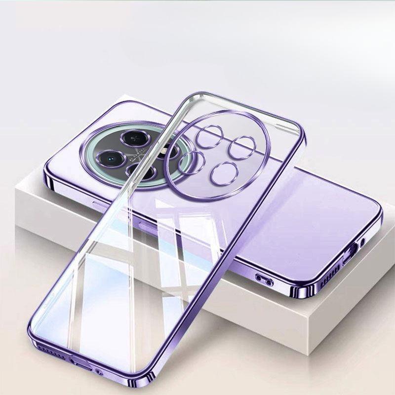 Case For Huawei Nova 15 Max New Transparent Plated Light and Skin-Friendly TPU Case For Huawei Enjoy 90 Pro Max Bumper Funda