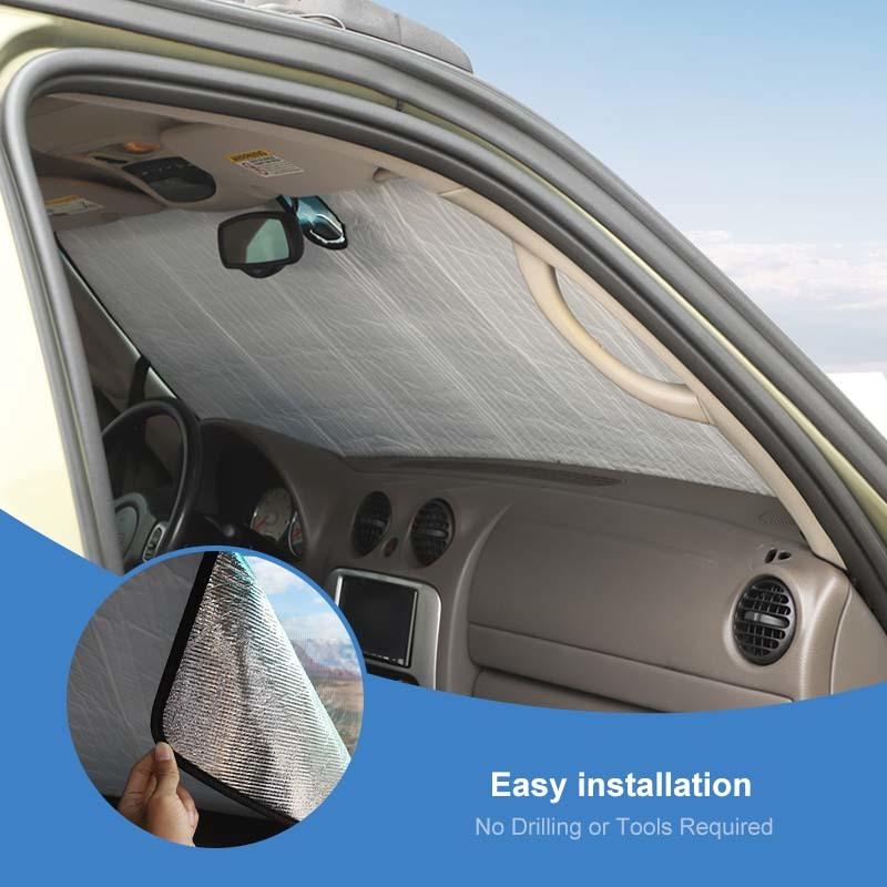 Car Windshield Sunshade Window Shade Foldable Sun Visor Cover Fit For Jeep Liberty 1999-2007 Car Interior Accessories,1 pcs