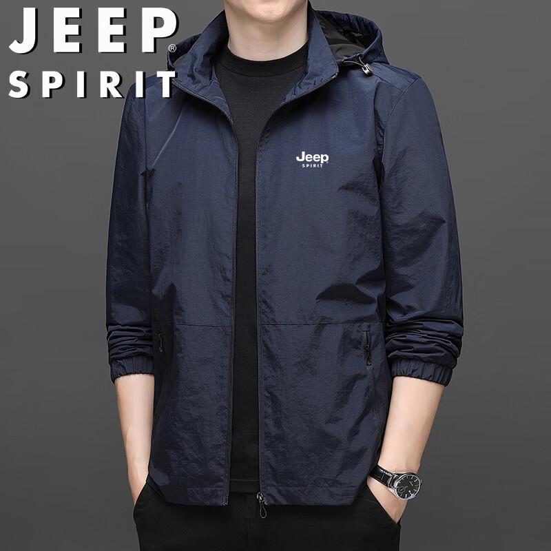 JEEP SPIRIT Men's Hooded Lightweight Casual Jacket