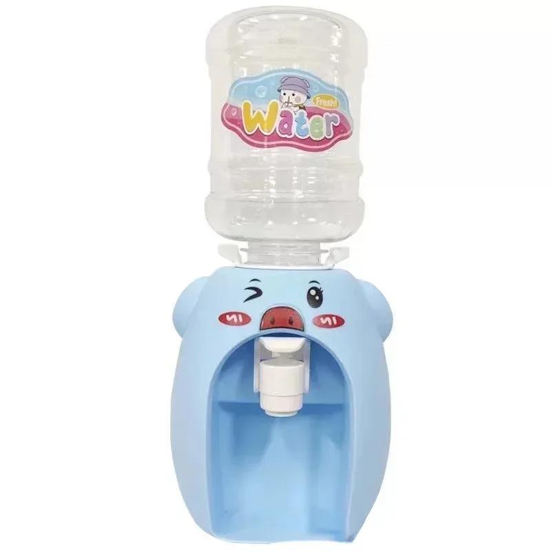 3D Mini Water Dispenser Cute Baby Toy Drinking Water Cooler Lifelike Children Cartoon Simulation Device for Kids