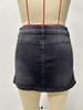 2025 Sexy Retro Denim Mini Skirt: Loose, Slimming, Stylish Women's Fashion