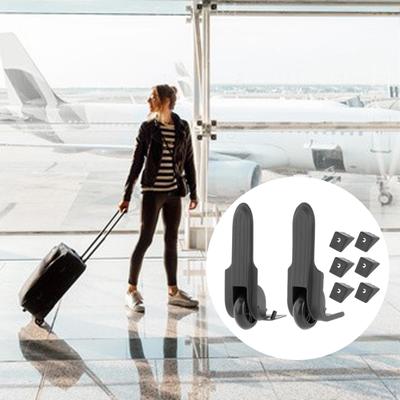 Rueda de equipaje, accesorios de ruedas de maleta con ruedas, reemplazo direccional de viaje