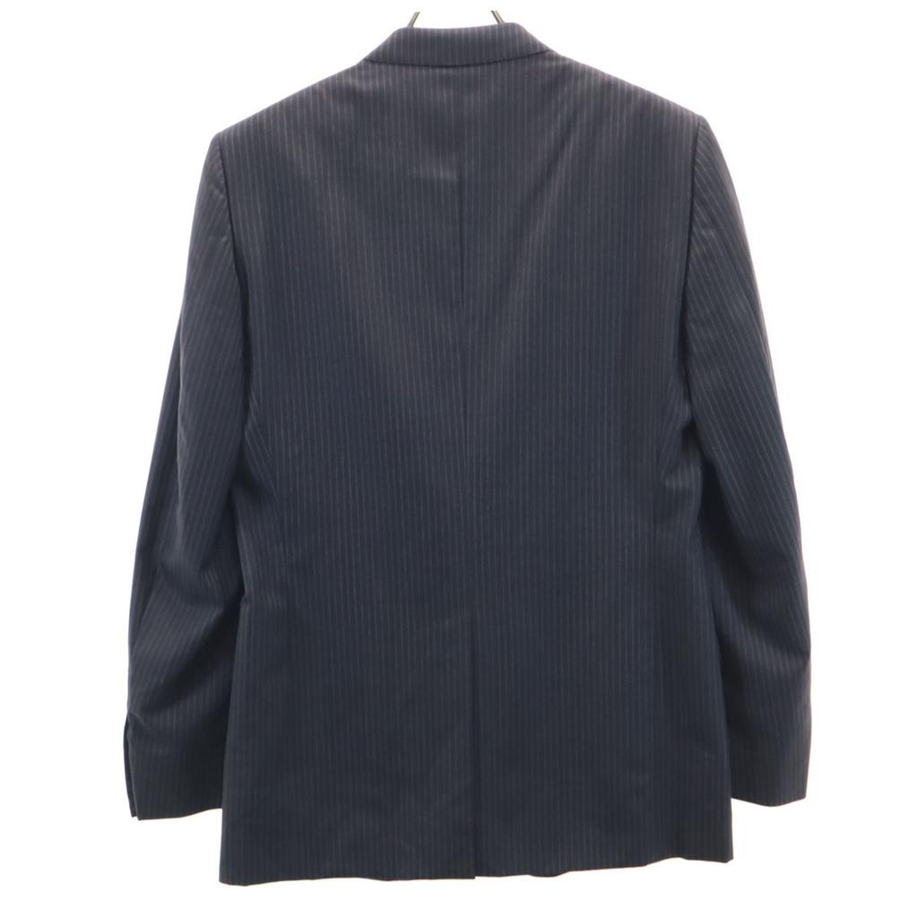 GUCCI Swiss made Striped Pattern tailored jacket 48 charcoal Men's Used