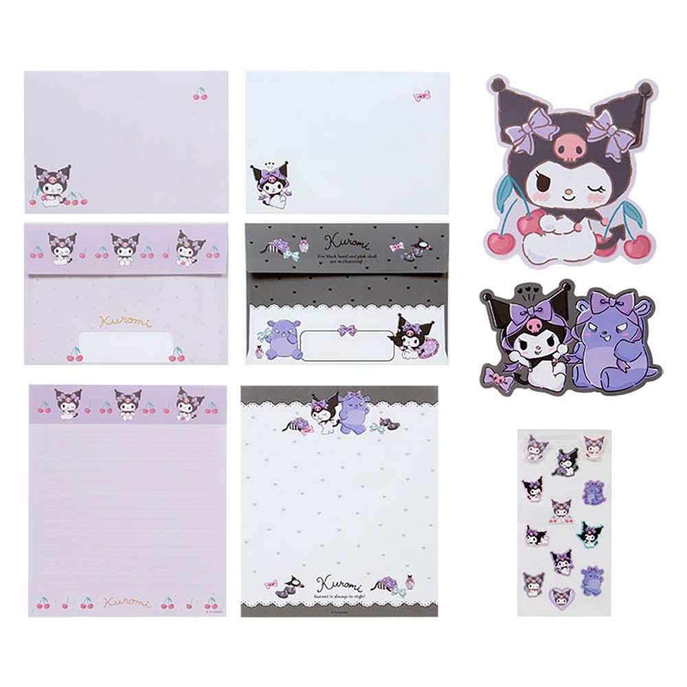 Sanrio Letter Set 16cm X X 22cm 493937 Character-Shaped (Kuromi) Package Approx. (W) 0.8cm (D) (H)