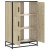 Highboard in Sonoma Oak Finish 68 x 35 x 106.5 cm Particleboard and Metal