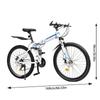 Bicicleta de Montaña Plegable 26" 21 Velocidades Frenos de Disco Doble MTB para Hombre para Viajar al Trabajo Deportes al Aire Libre