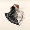 Luxury Ladies Paisley Print Small Square Scarf Simulated Silk Thin Neck Scarf Mature Style Sunscreen Headscarf For Women