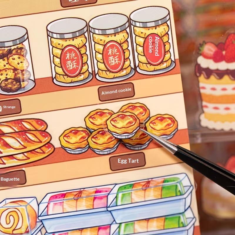 

Retro Cartoon Japanese Stationery Stickers Book 24Pcs Decorative Scrapbooking Accessories For Journal Handmade Supplies 1pc