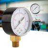 Pressure Gauge 50mm 1Celsius4 BSPT Brass Thread for Fuel   Oil Gas Water (0-15PSI 0-1Bar)