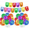 Cake Balloon Game Cupcake Topper Banner Birthday Party Supplies Decor