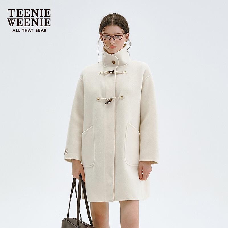 

Teenie Weenie Women s Stand-Collar Wool Blend Coat S
