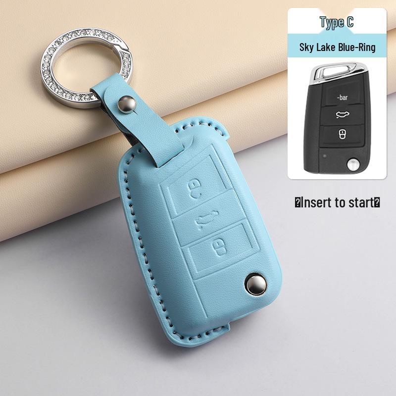 Volkswagen Key Cover for Sagitar, Bora, Magotan, Golf, T-Roc, Tiguan L, Passat, and Lavida Models