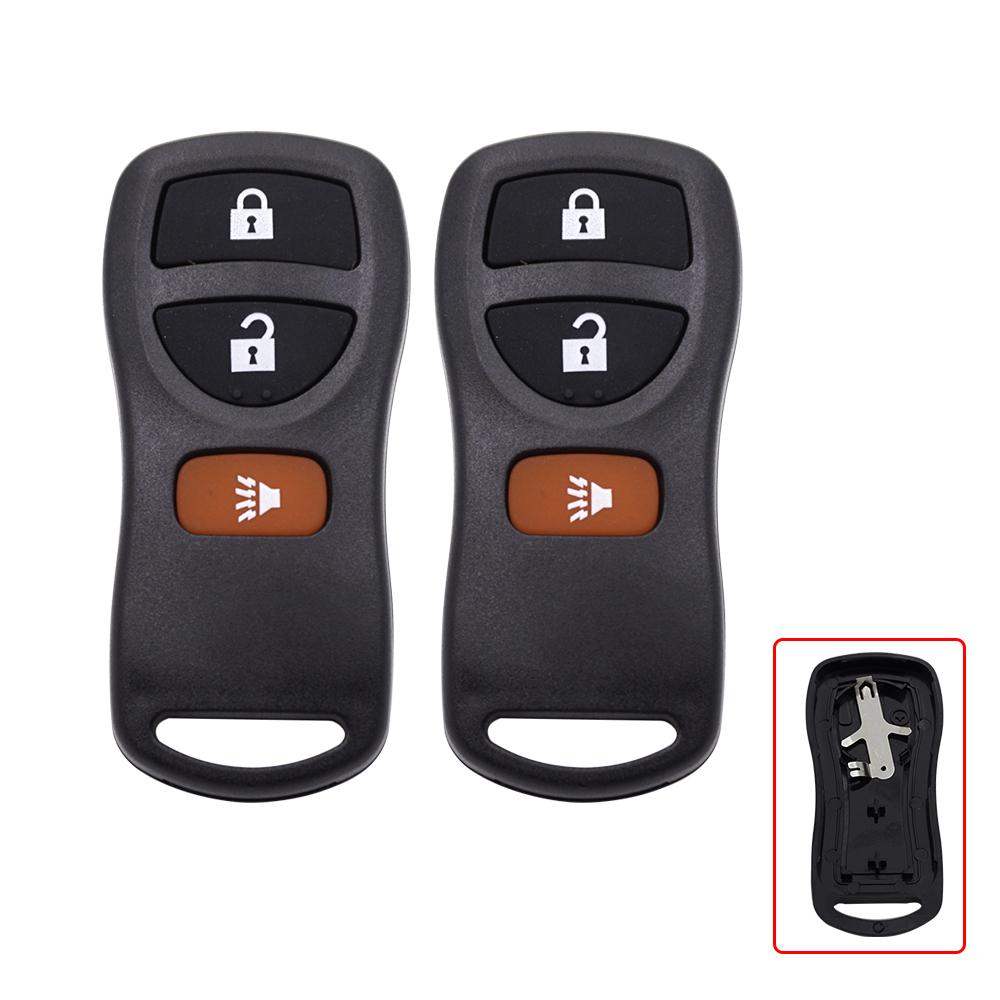Cocolockey 3B Car Remote Key Shell Fit For Nissan Pathfinder Titan 2004 2005 2006 2007 2008 2009 4Buttons Keyless Keys Fob