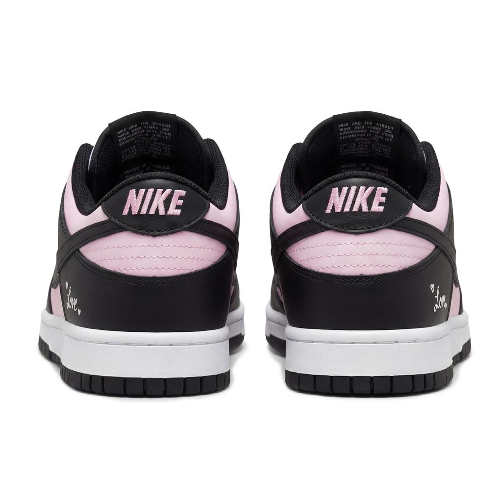 Nike Dunk 'BlackPink' Berry Sweetheart, Shopping Bag Abrasion Resistant Low Top Skateboard Shoes Unisex Light Pink DD1503-101(Team210-S-BOX)