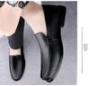 Men's Genuine Leather Casual Loafers - Breathable, Versatile, Soft Sole, for All Seasons (Available in Black and White)