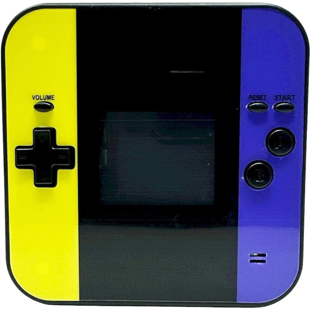 You can play 8 different games! GAME ARK SQUARE Color LCD Portable Game Console Square Approximat...