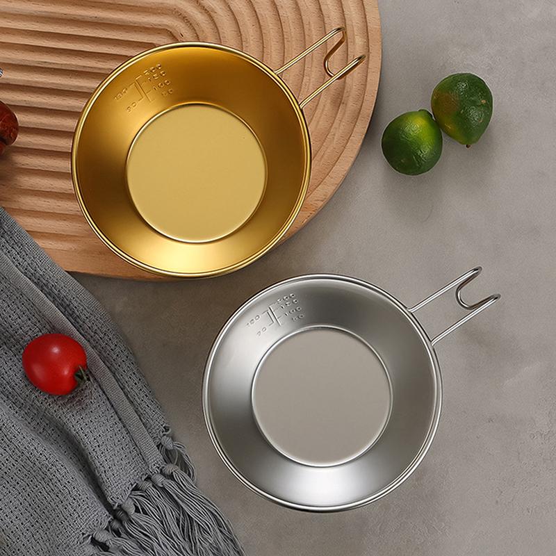 10/12/14CM Sierra Cup Outdoor Stainless Steel Sierra Coffee Cup Picnic Tableware Portable Barbecue Hiking Camping Tea Cup