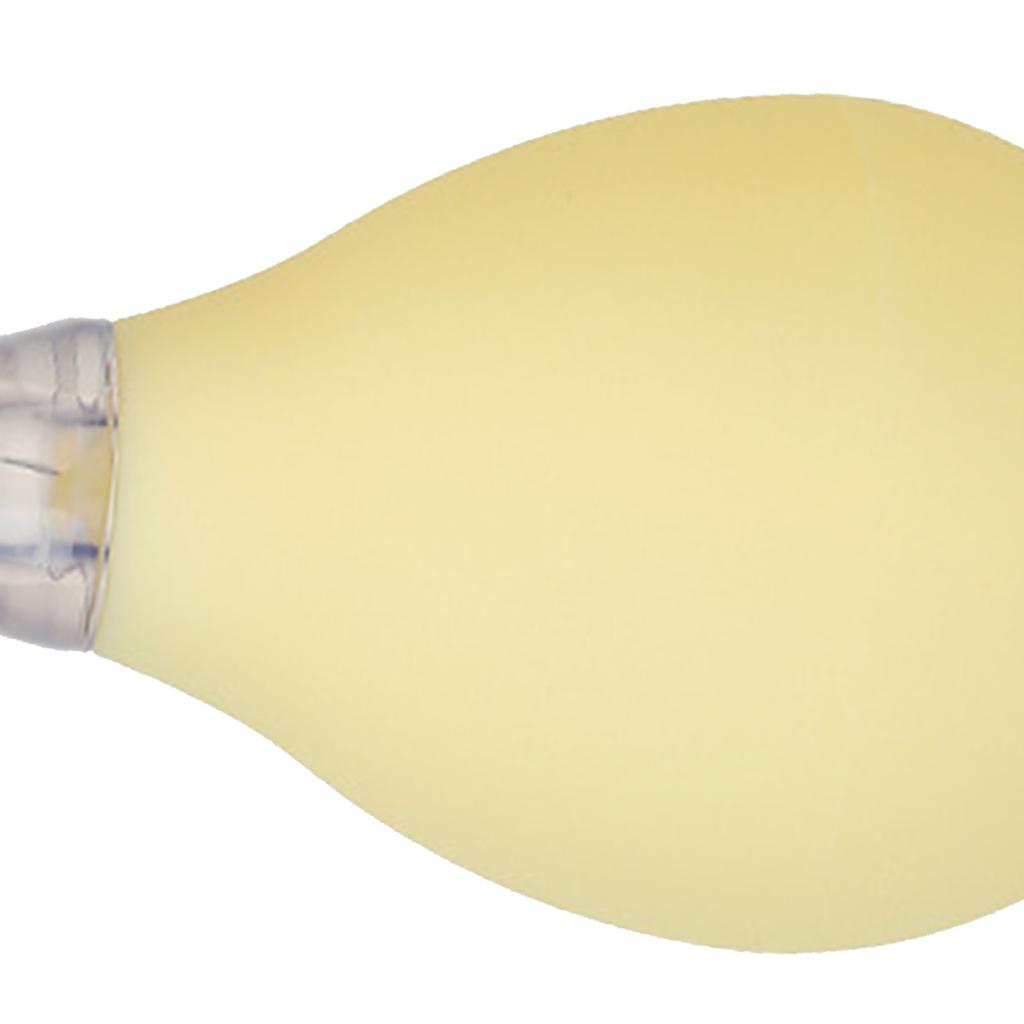 Aspiratore Nasale per Bambini a Forma di Goccia Pulitore Nasale in PVC Manuale a Pressione Testa in Silicone Medico Ventosa per Pulizia Naso per Neonato Giallo
