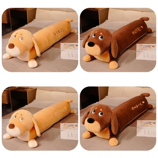 Soft Dachshund Plush Pillow Long Floppy Dachshund Dog Stuffed Animal Funny Dog Cushion for Cuddling Cute Bed Sofa Decor Gift
