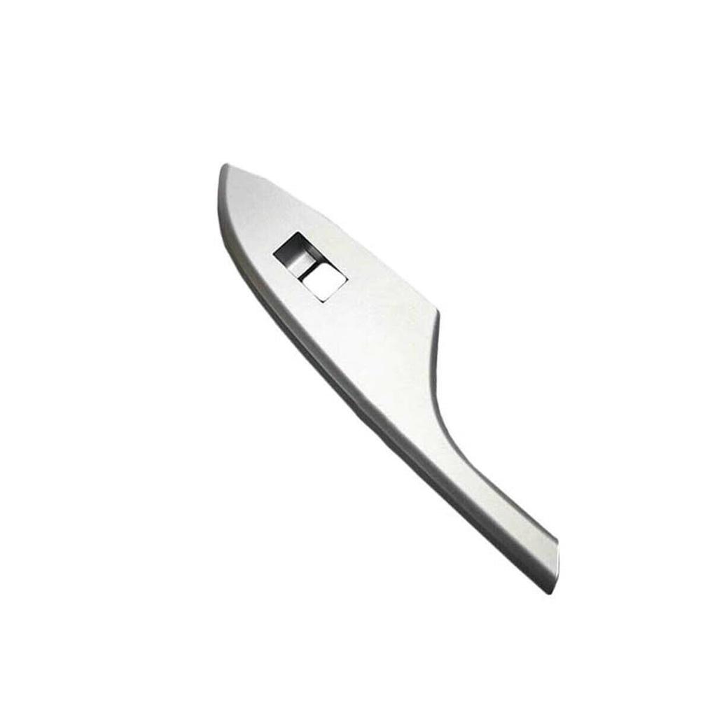 Door Window Switch Bezel Front Side for Toyota Corolla 2009 2010 2011 2012 2013 Door Armrest Panel Trim Cover Silver (Left (Driver) Side)