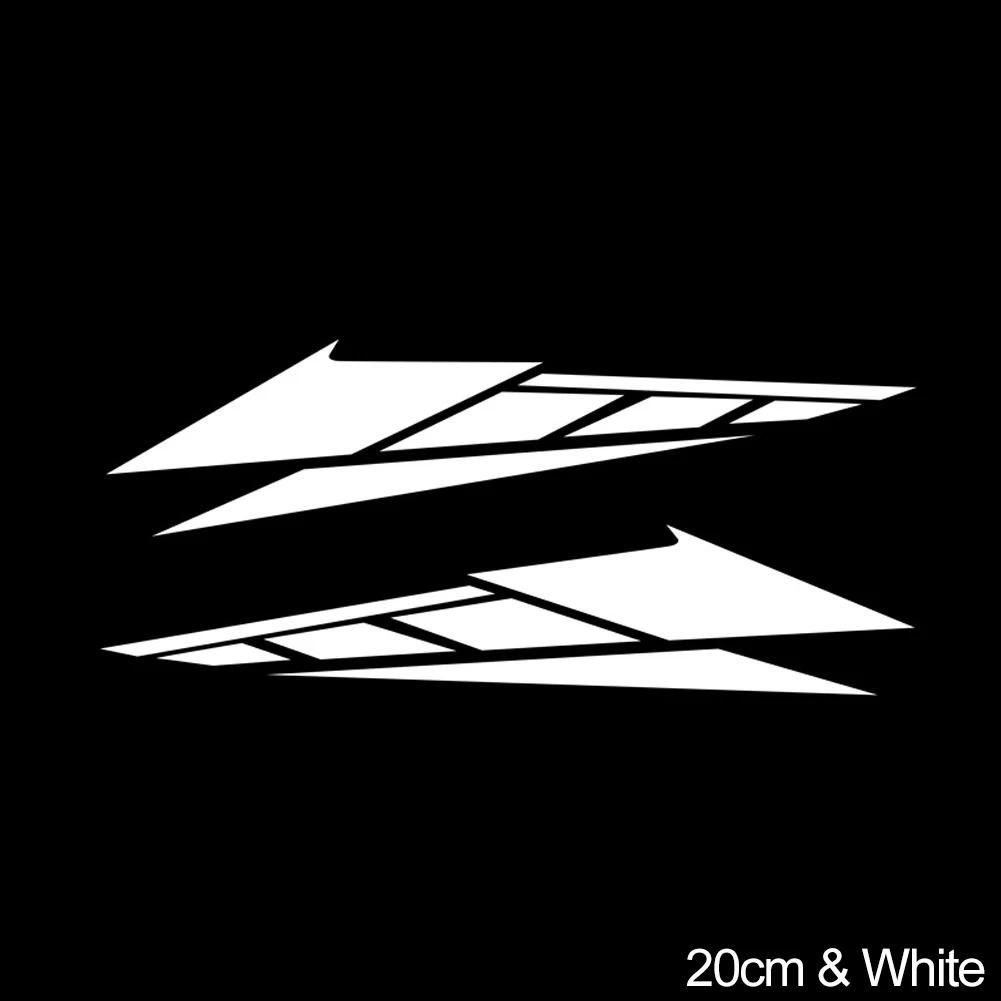 Nuovi 2 Pezzi Adesivi Moto PVC Adesivi Riflettenti 20cm/28cm Accessori Per Decorazione Bauletto Scooter Moto Ornamentale