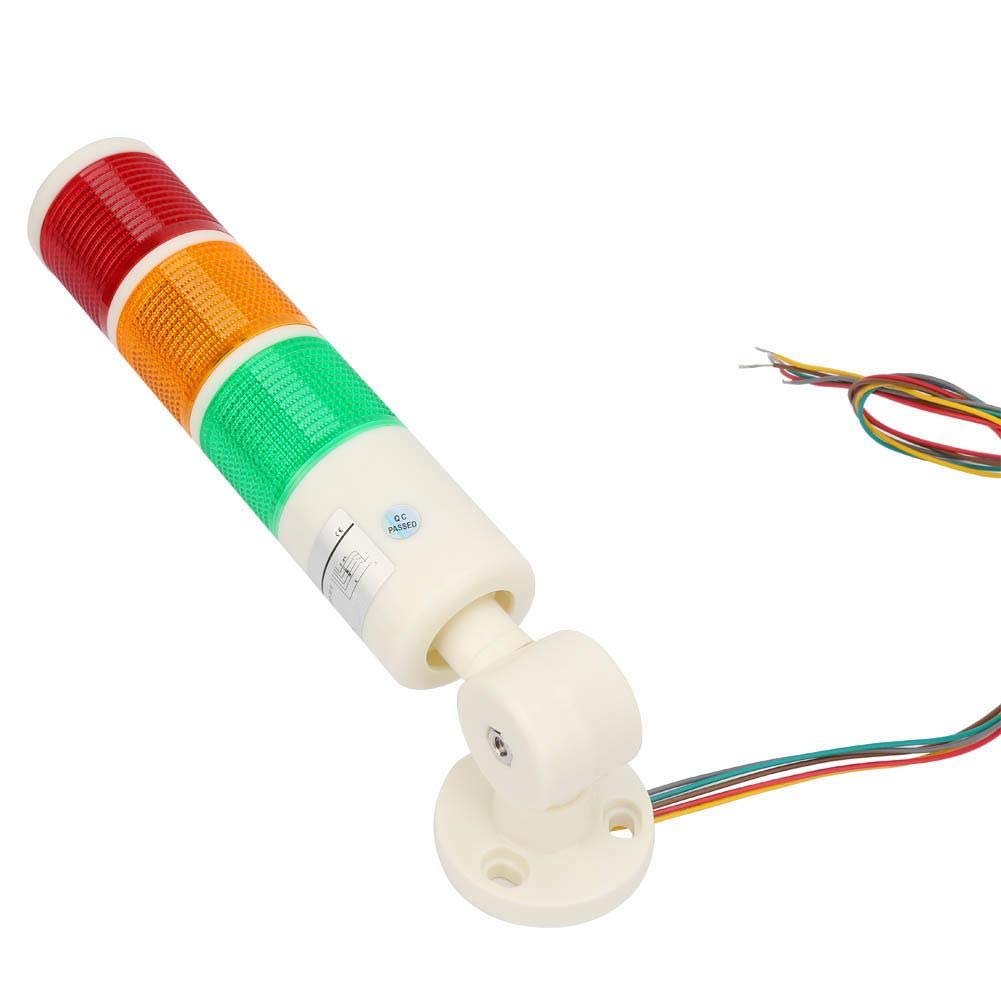 CNC Machine Warning Light LED Indicator Alarm Signal Light Alarm LED Light Warning LED Light Indicator Alarm Signal Tower Light with Buzzer Sound