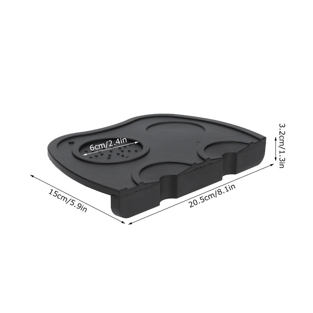 Anti-Slip Design Coffee Tamper Mat Heat Resistance Corner Tamping Mat Barista Coffee Mat  For Home