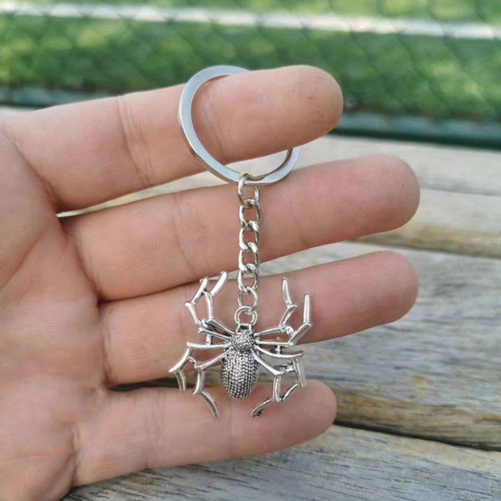 Metal Spider Keychain Araneid Metal Butterfly Key Chains Araneid Animal Key Ring  Car Key Holder